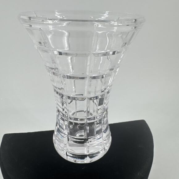 Vase Mikasa Lead Crystal PRISM Posy 4" Tall Flower Elegant - Picture 5 of 10